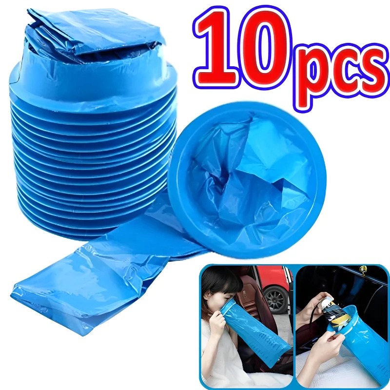 Bivvy Bag Emergency - 10Pcs 1000ML Disposable Travel Car Motion