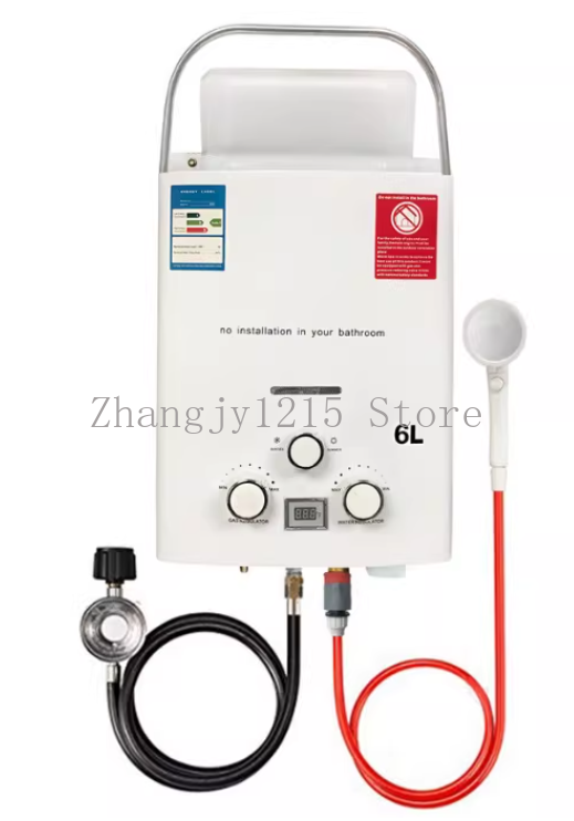 Outdoor Camping Water Heater - Propane LPG Gas Tankless Water Heater