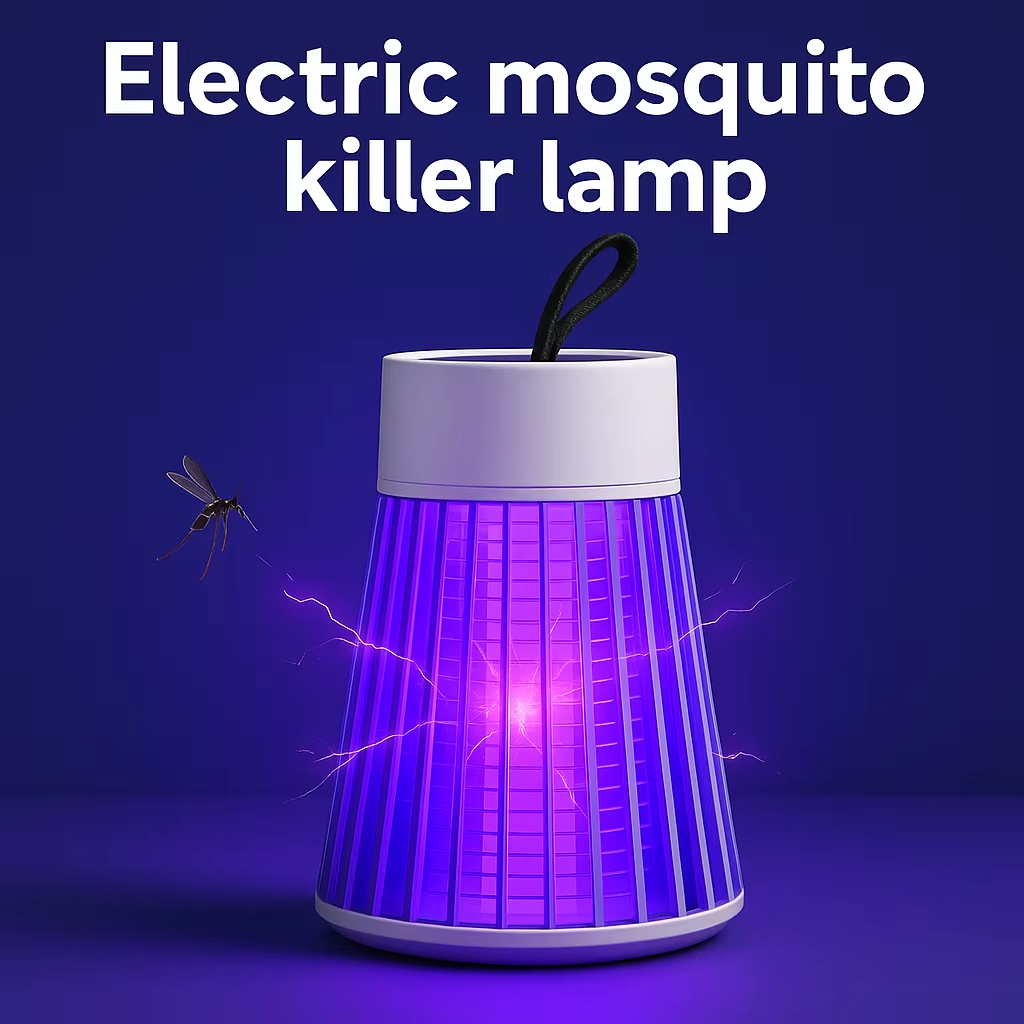 Outdoor Camping Decor - Electric Mosquito Killer Lamp 2-in-1 USB