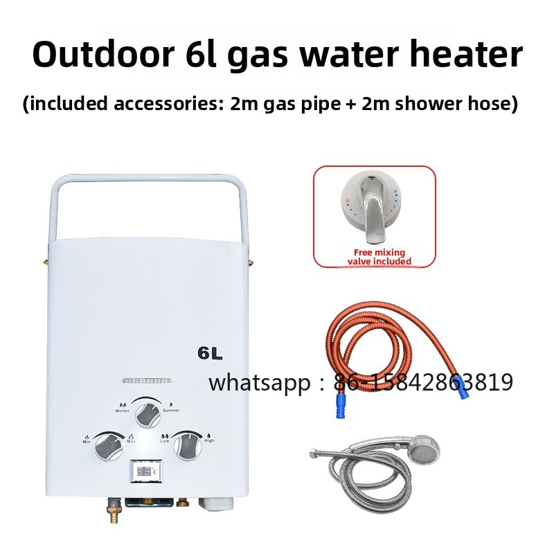 Outdoor Camping Water Heater - RV Outdoor Gas Water Heater Gas