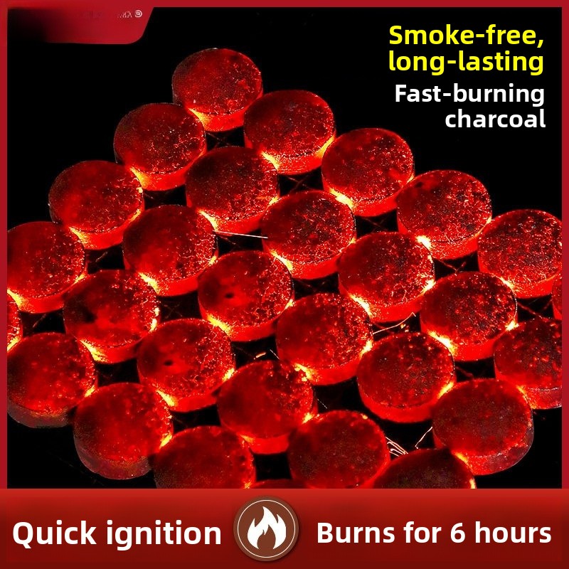 Outdoor Camping Gear Brands - Smokeless Quick Burning Wood Charcoal for
