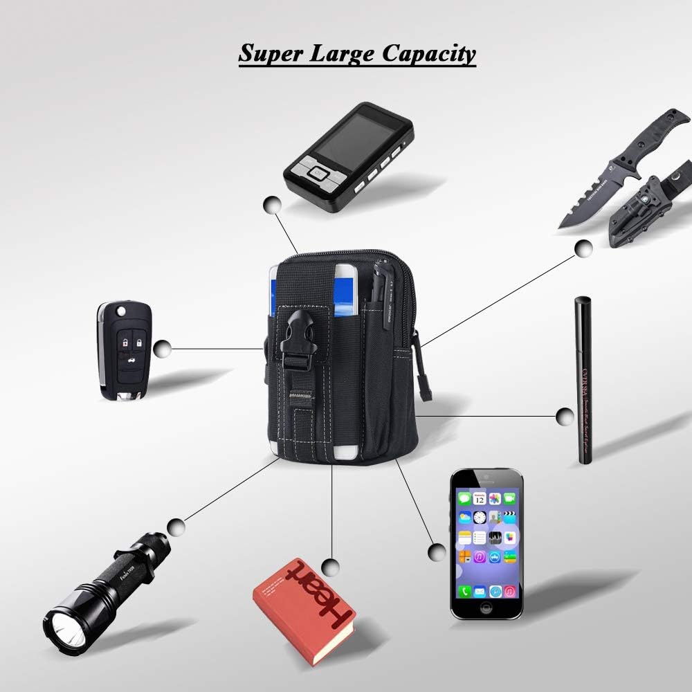 Tactical Molle Belt Pouch Mili - đánh giá và giá Outdoor Camping Tools
