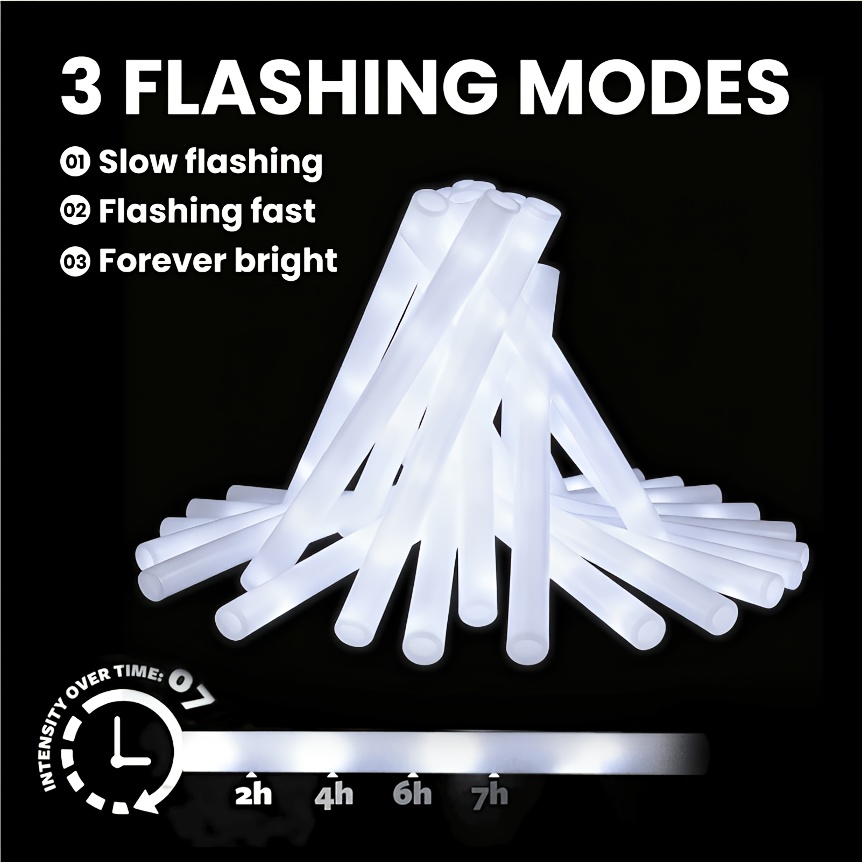 20/30pcs LED White Foam Glow S - đánh giá và giá Glow Sticks Survival