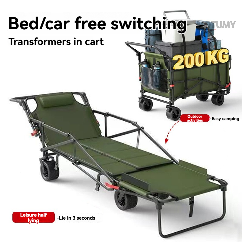 Foldable Camping Wagon with Ta - đánh giá và giá Outdoor Camping Trolley