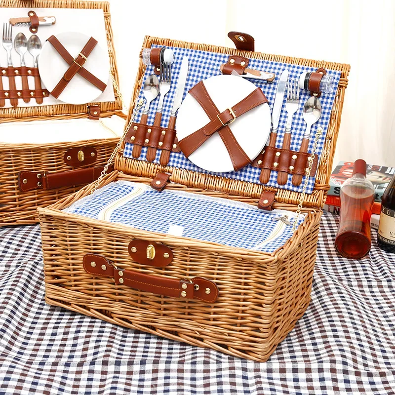 Family Outing Picnic Basket, O - đánh giá và giá Outdoor Camping Box