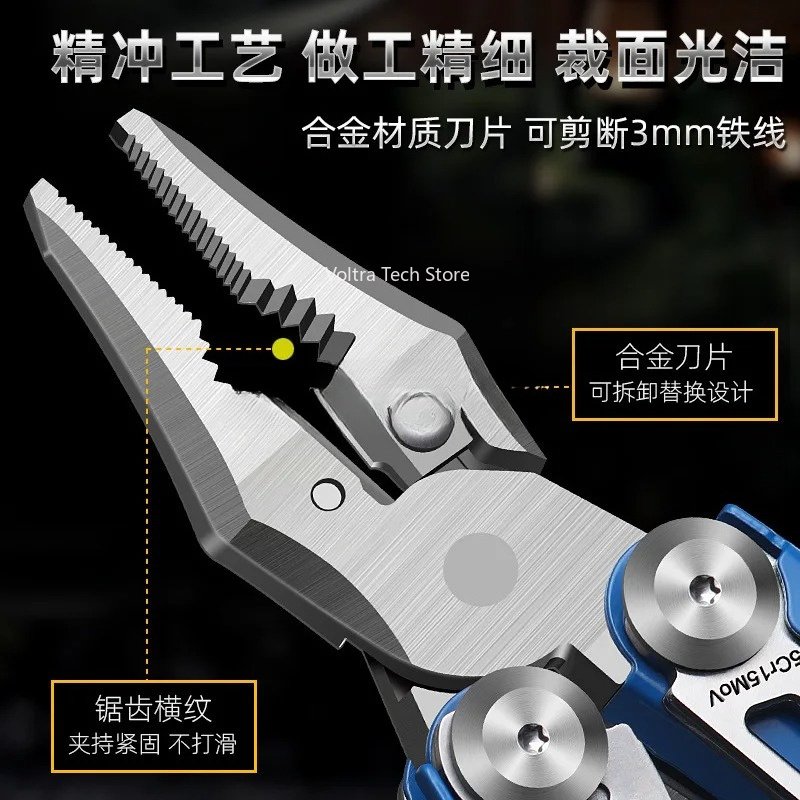 pliers multi-function knife st - đánh giá và giá Camping Knife Multi-Tool