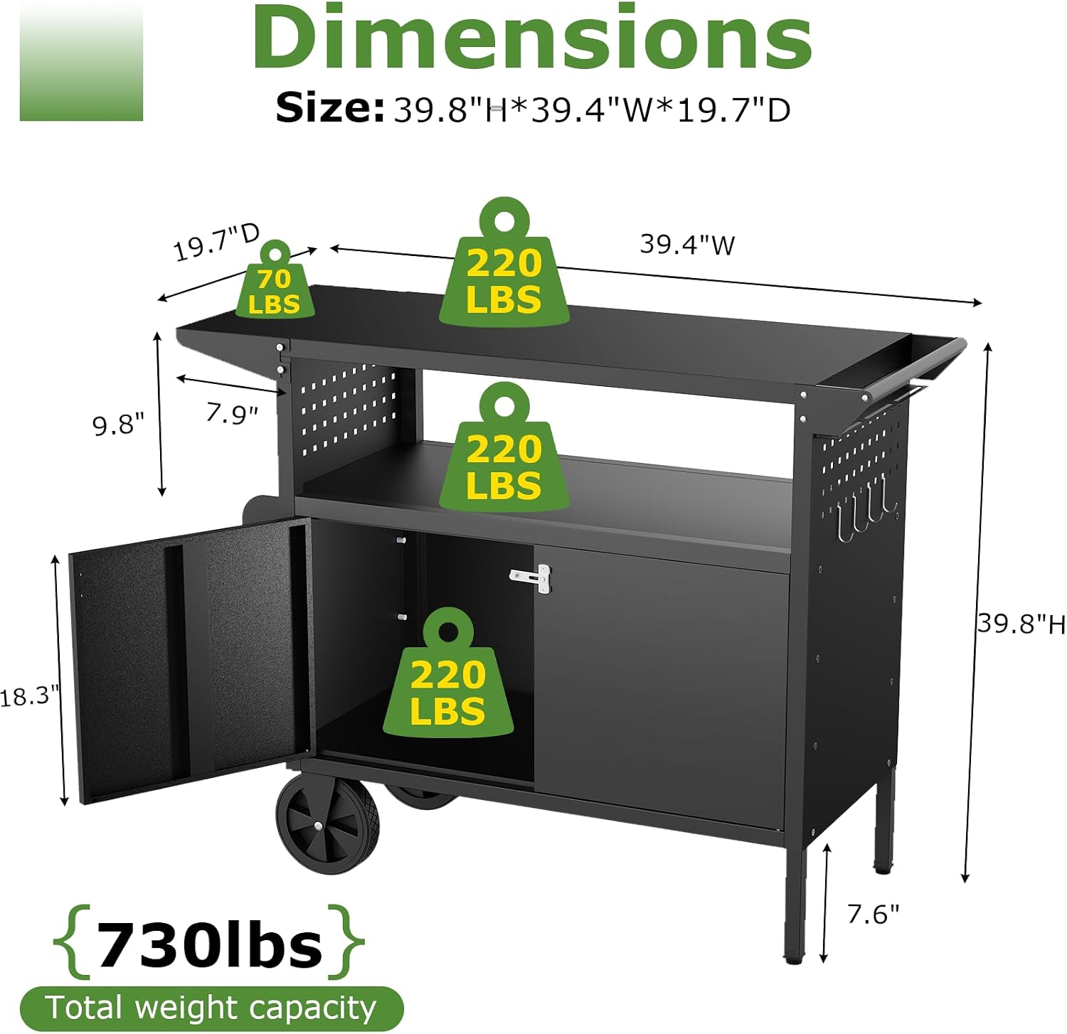 Outdoor Grill Cart Table With  - đánh giá và giá Outdoor Camping Bbq