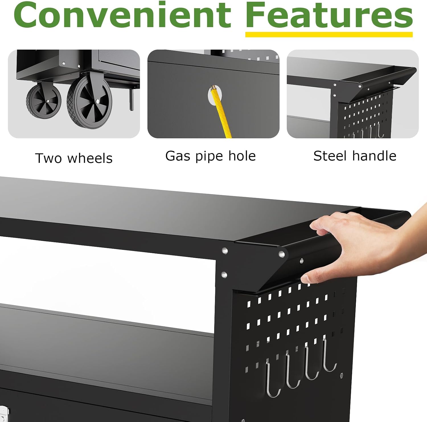 Outdoor Grill Cart Table With  - đánh giá và giá Outdoor Camping Bbq