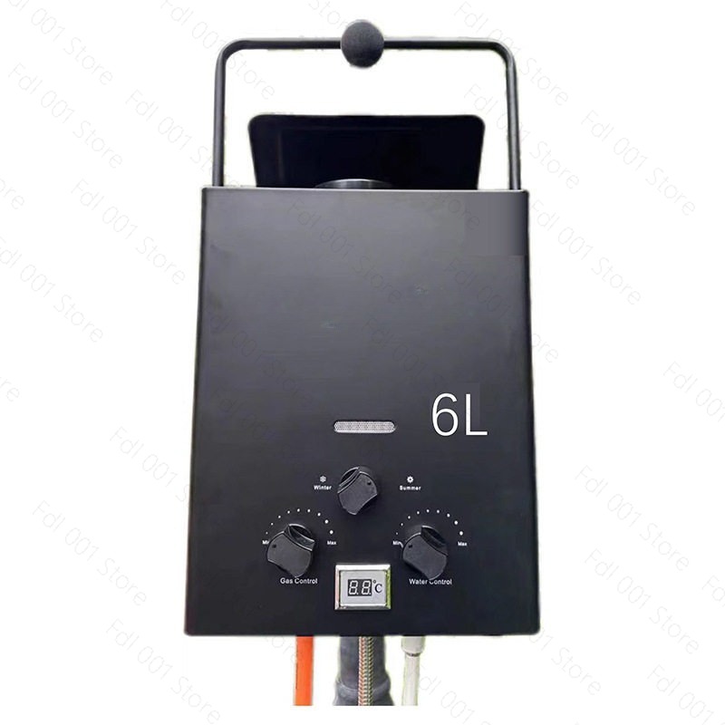 6L Portable Tankless Gas Water - đánh giá và giá Outdoor Camping Water Heater