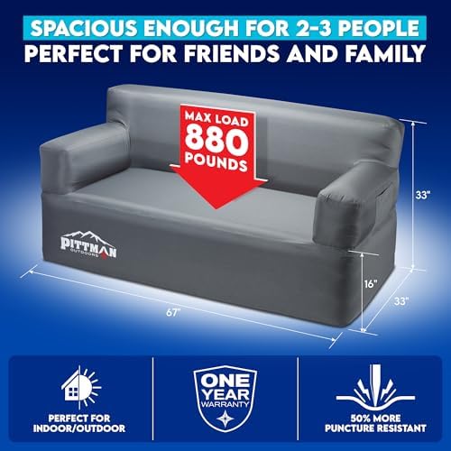 Pittman - Inflatable Couch wit - đánh giá và giá Outdoor Camping And Glamping