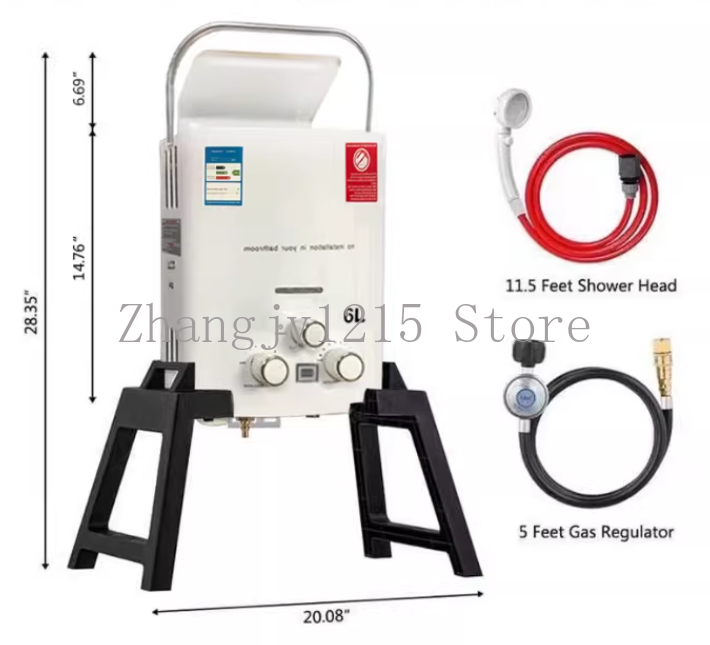 Propane LPG  Gas Tankless Wate - đánh giá và giá Outdoor Camping Water Heater