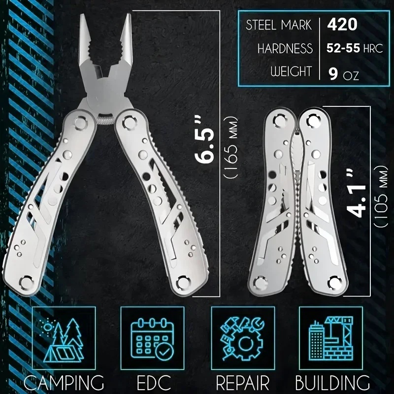 24in1 Multitool All In One Mul - đánh giá và giá Camping Knife Multi-Tool