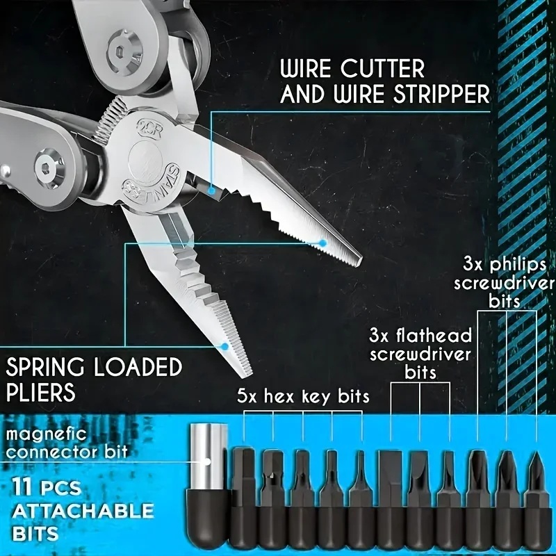 24in1 Multitool All In One Mul - đánh giá và giá Camping Knife Multi-Tool