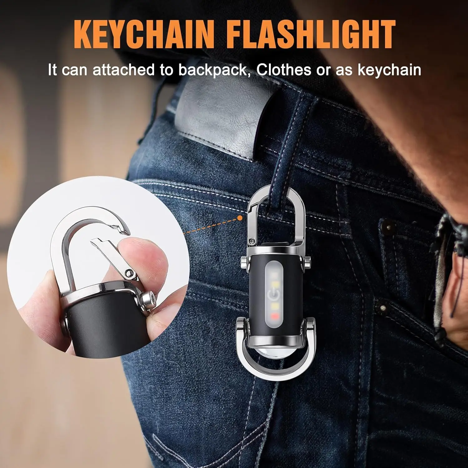 Mini Keychain Flashlight Recha - đánh giá và giá Outdoor Camping Decor