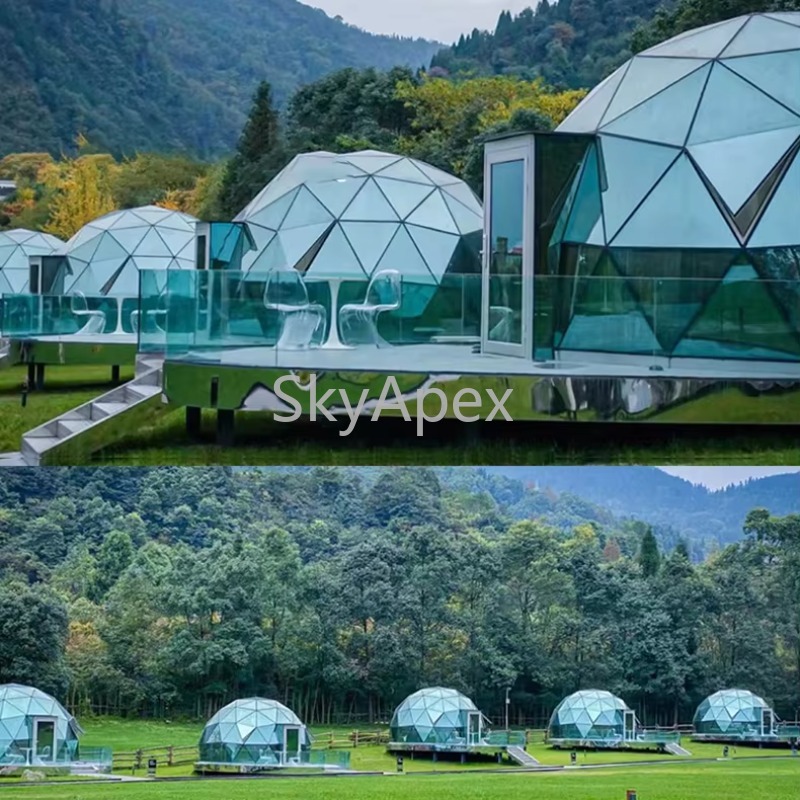Luxury Soundproof Geodesic Gla - đánh giá và giá Outdoor Camping And Glamping