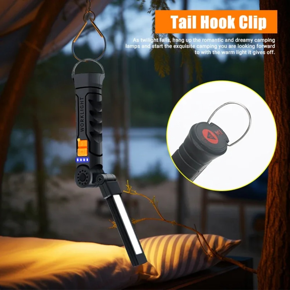 Portable COB LED Flashlight US - đánh giá và giá Outdoor Camping Decor