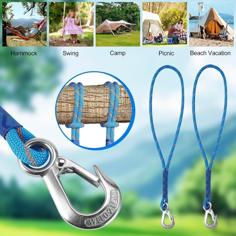 1/2Pcs Wear Resistant Metal Ho - đánh giá và giá Outdoor Camping Decke