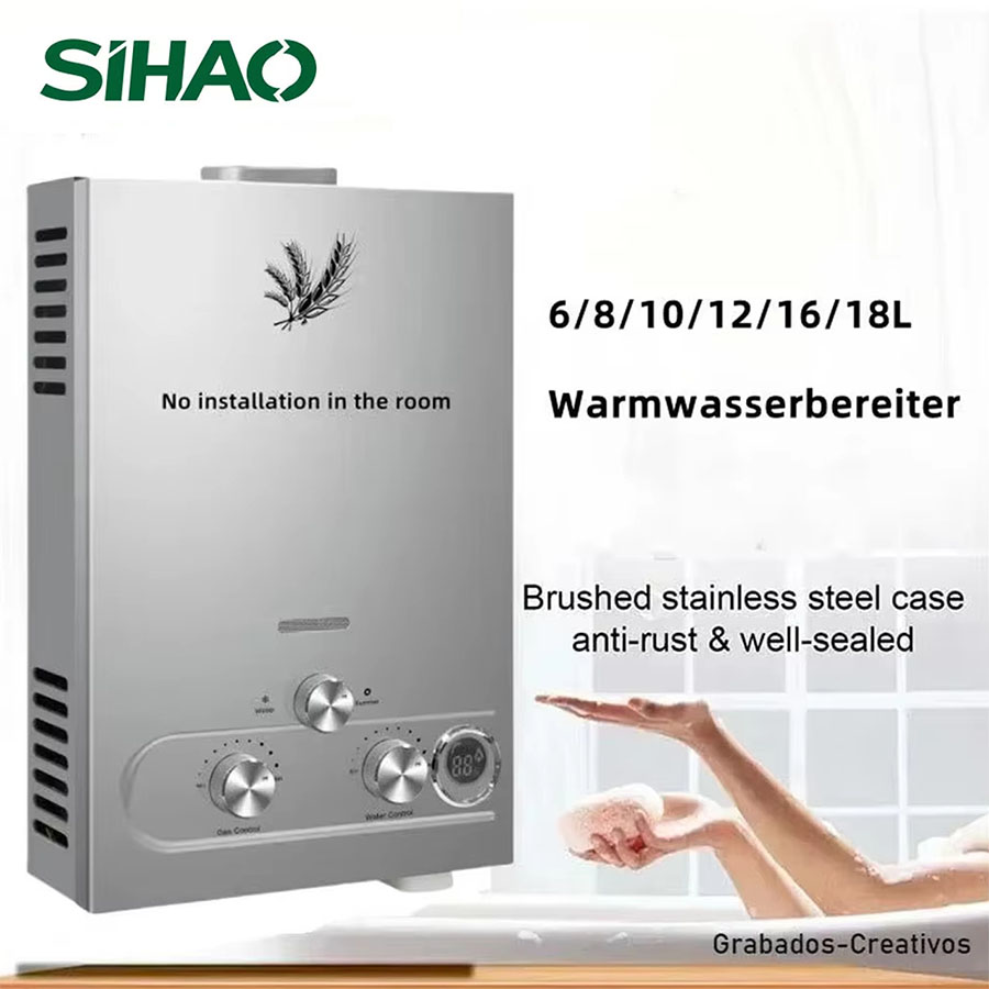 SIHAO 12L 16L 18L GPM LPG Gas  - đánh giá và giá Outdoor Camping Water Heater