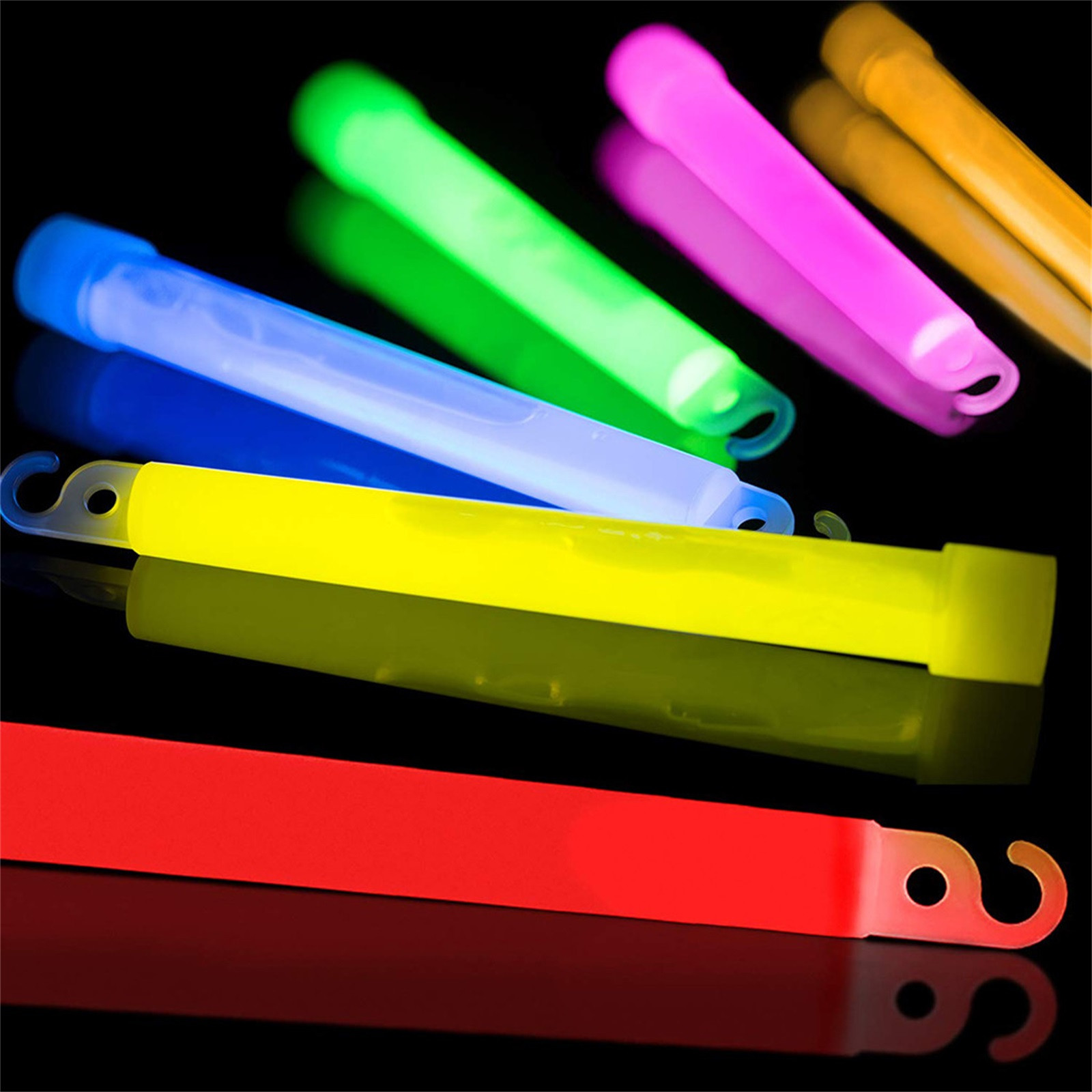 5pcs Glow Sticks With Hook 6 I - đánh giá và giá Glow Sticks Survival