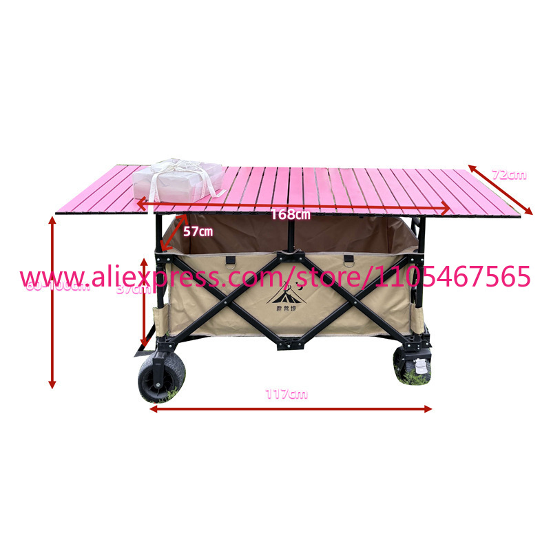 1PCS camper stall large foldab - đánh giá và giá Outdoor Camping Trolley