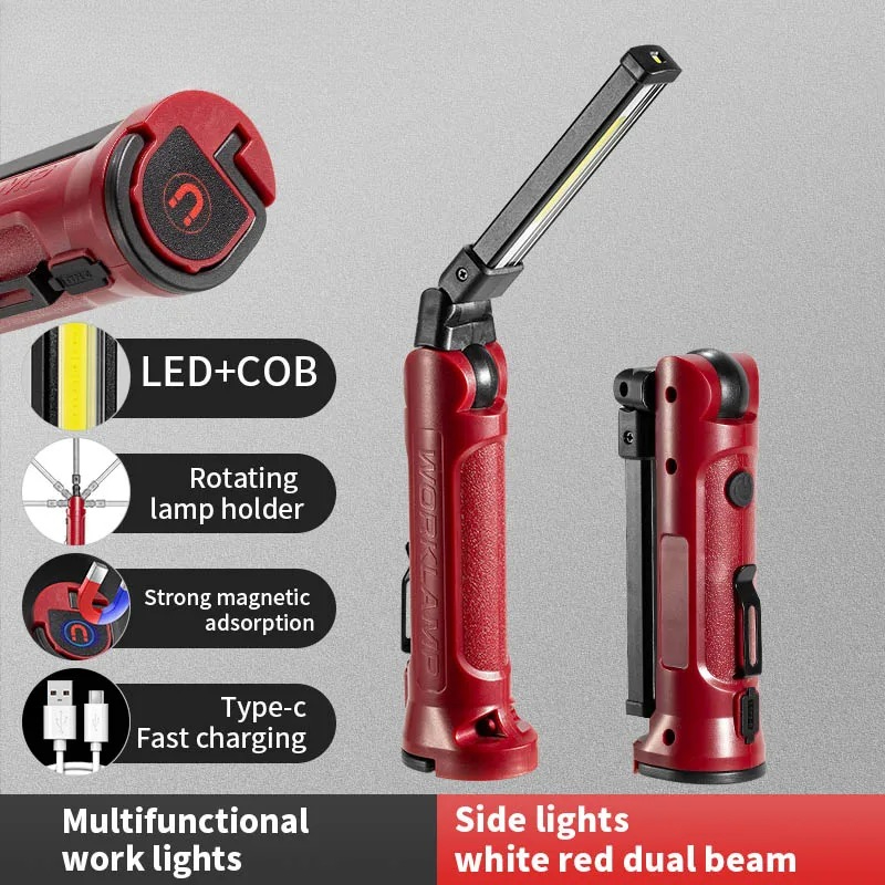 COB LED Work Light Rechargeabl - đánh giá và giá Outdoor Camping Decor