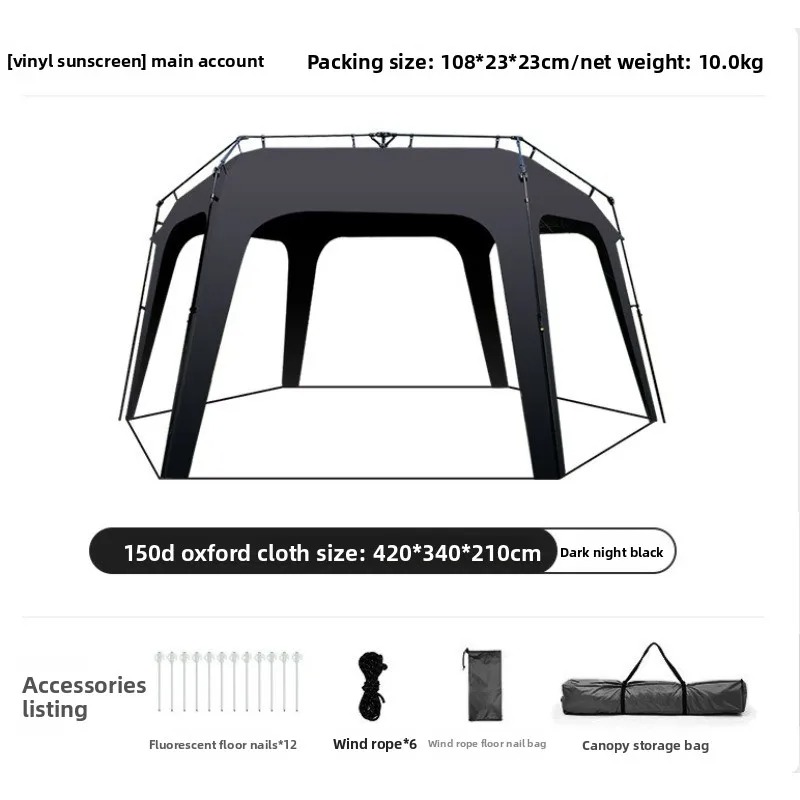 Zelt Camping Pentagonal Quick- - đánh giá và giá Camping Zelt Outdoor