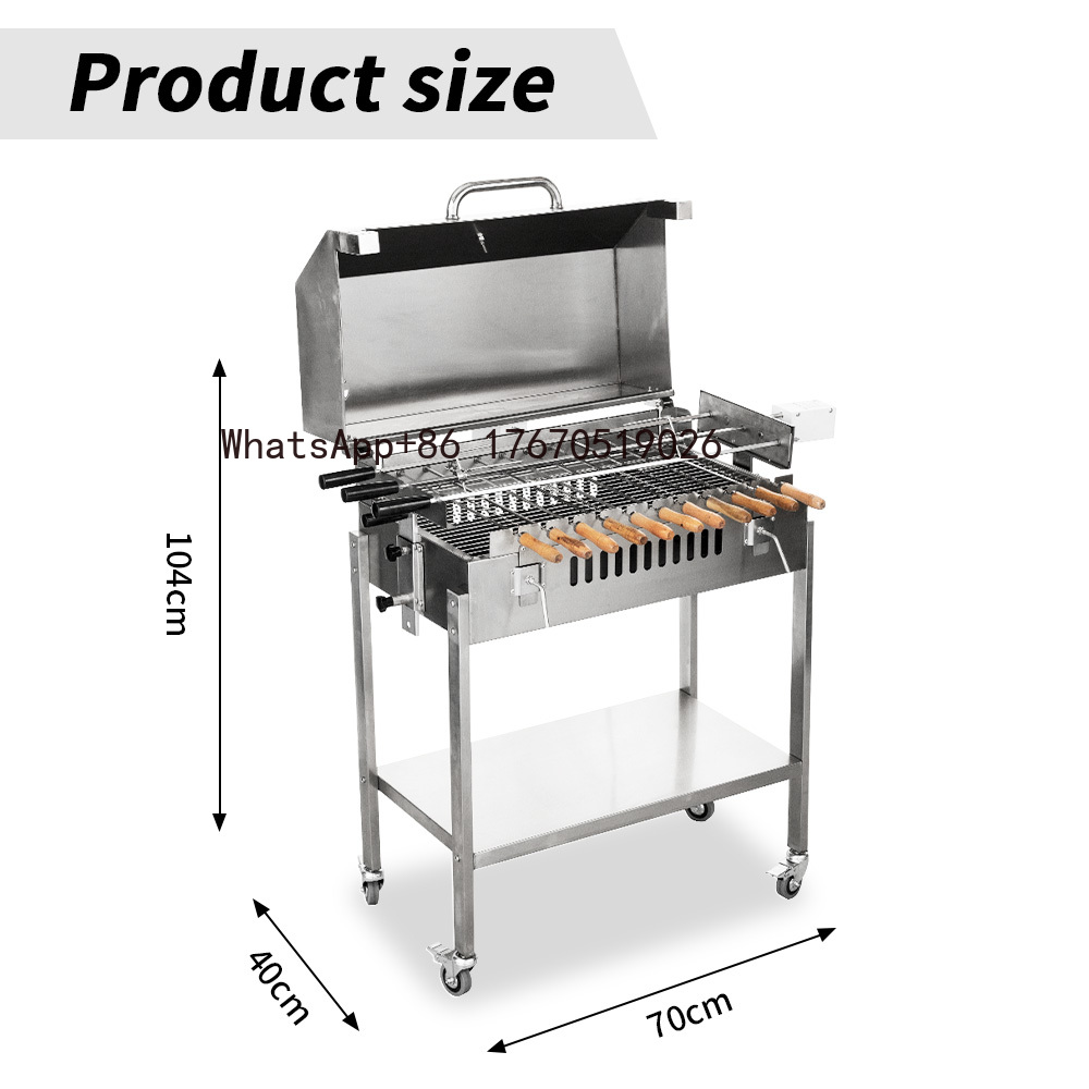 Modern Outdoor Large Charcoal  - đánh giá và giá Outdoor Camping Trolley