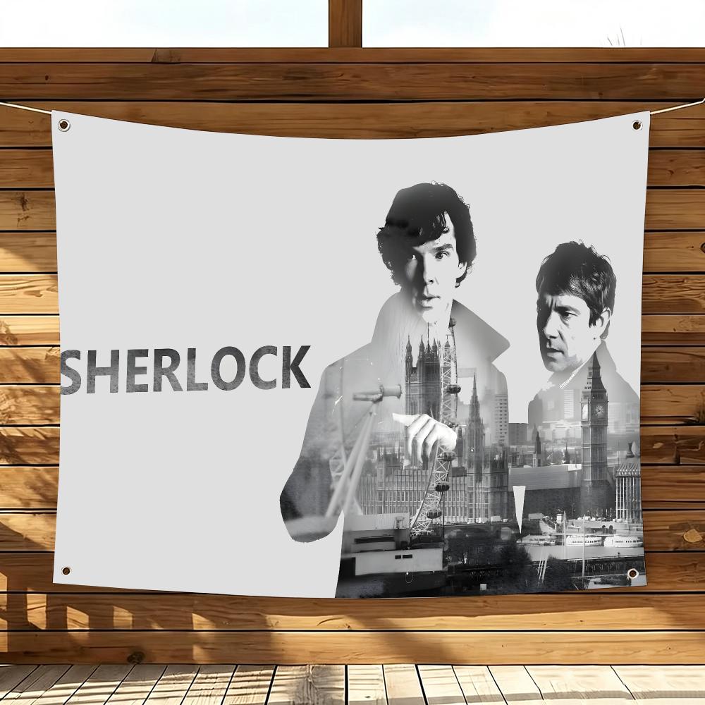 TV Show S-Sherlock Holmes Flag - đánh giá và giá Outdoor Camping Show