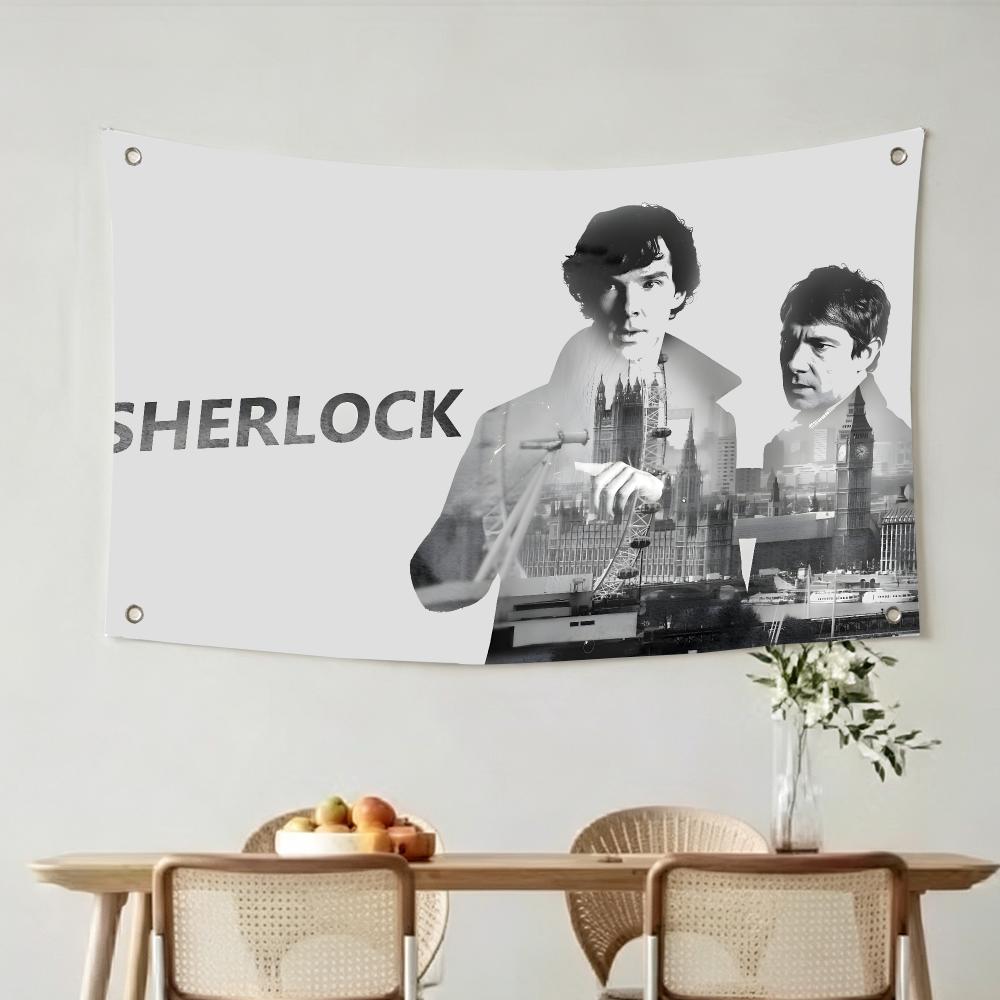 TV Show S-Sherlock Holmes Flag - đánh giá và giá Outdoor Camping Show