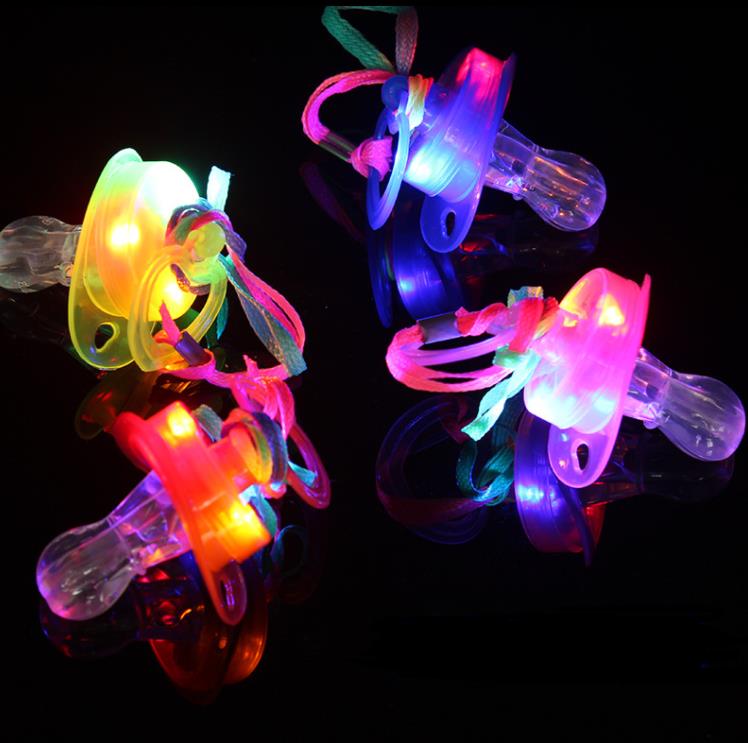 500pcs LED Flashing Pacifier W - đánh giá và giá Glow Sticks Survival
