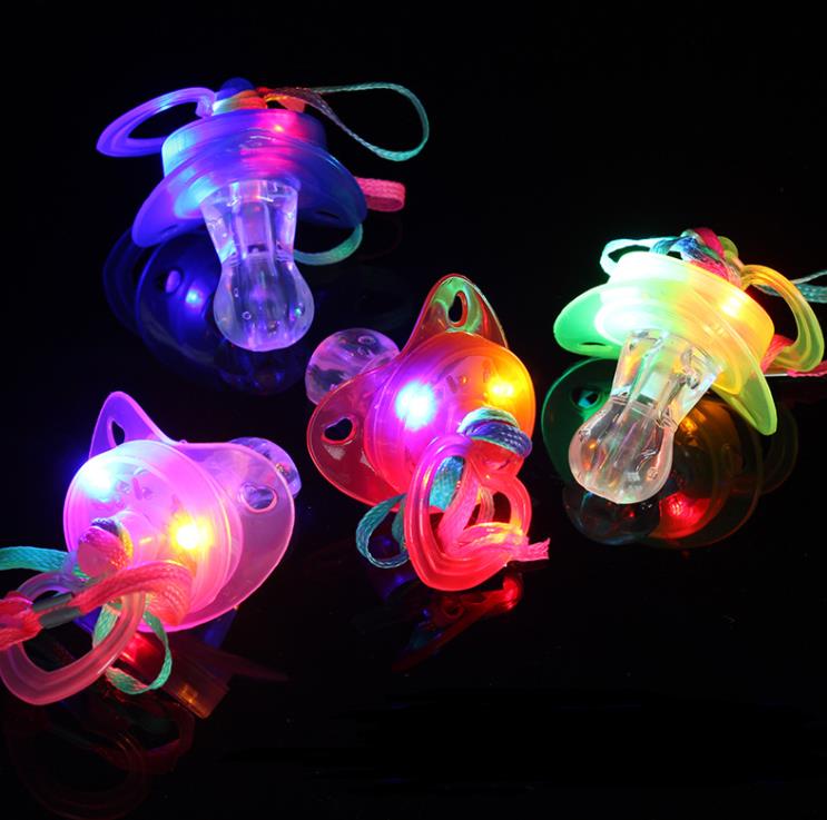 500pcs LED Flashing Pacifier W - đánh giá và giá Glow Sticks Survival