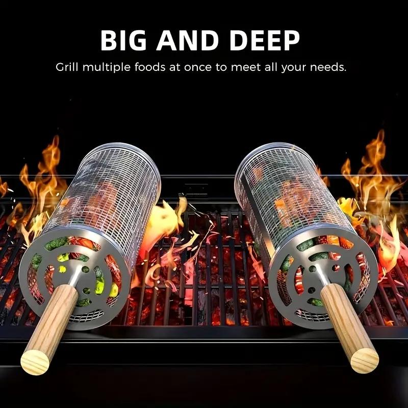 Stainless Steel BBQ Grill Bask - đánh giá và giá Outdoor Camping Bbq