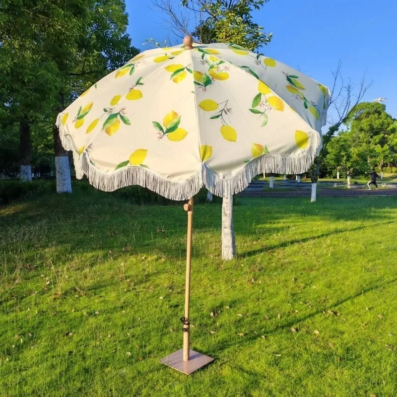 Market Umbrella with Tassel, O - đánh giá và giá Outdoor Camping Decke