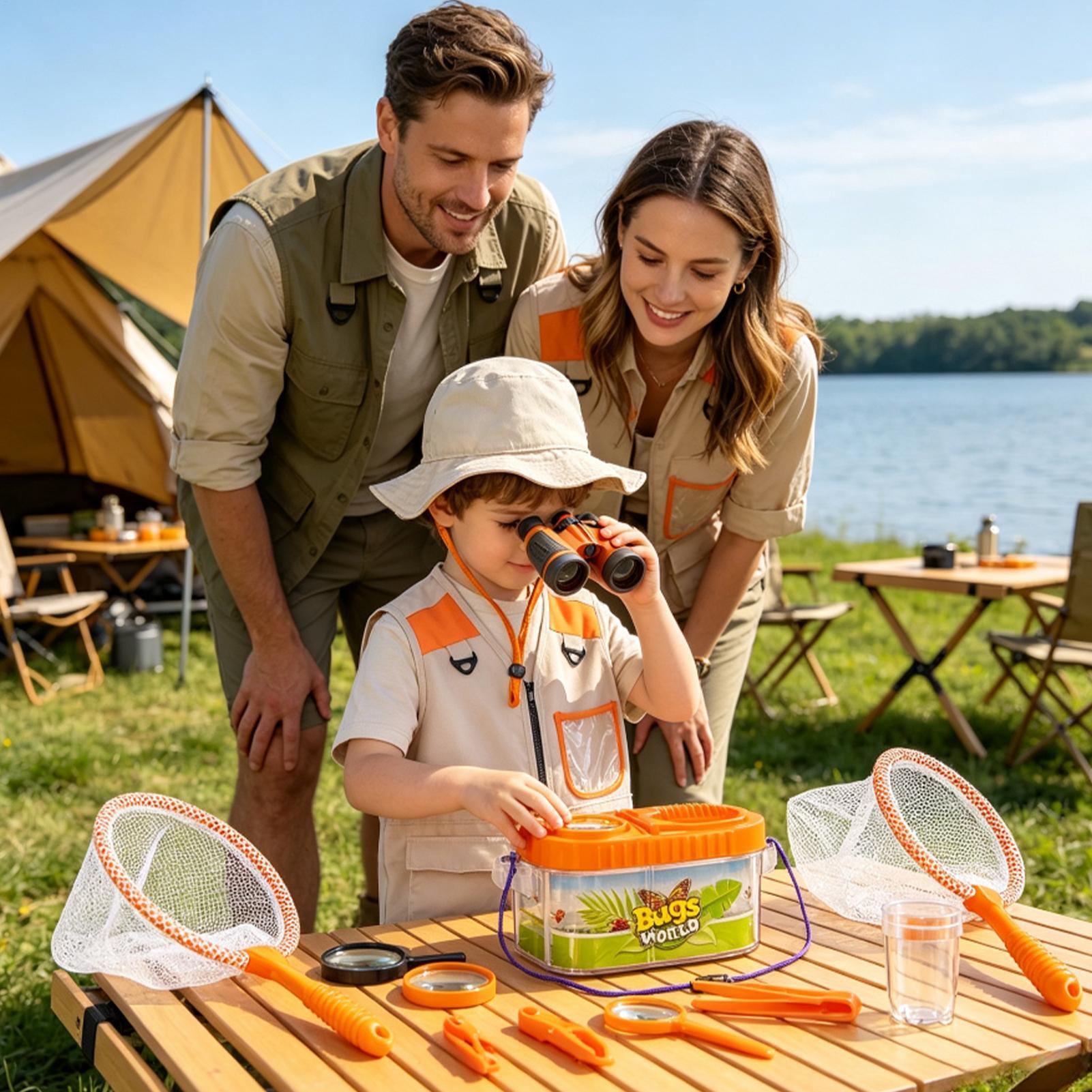 Kids Adventure Kit With Magnif - đánh giá và giá Outdoor Camping Kids Activities