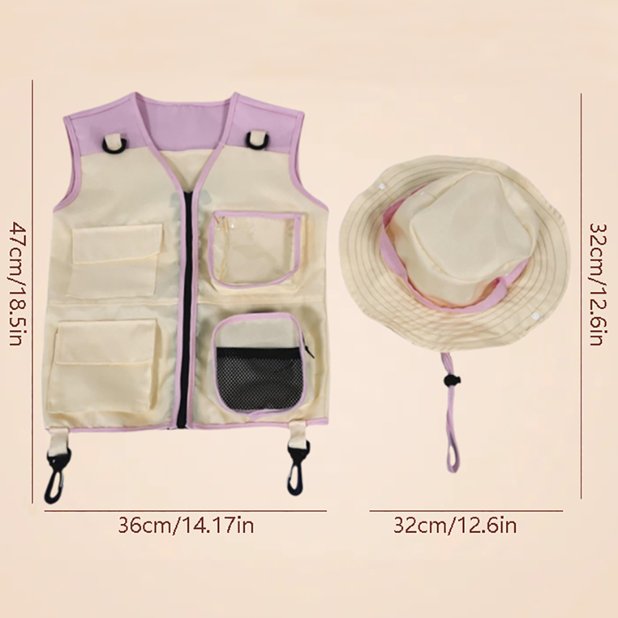Children Explorer Vest Hat Sui - đánh giá và giá Outdoor Camping Kids Activities
