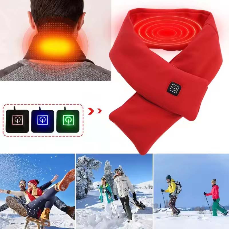 USB Women Men Heating Scarf Te - đánh giá và giá Outdoor Camping Winter