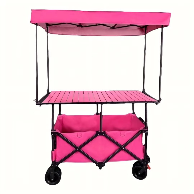 Stall Folding Steel Table Trol - đánh giá và giá Outdoor Camping Trolley