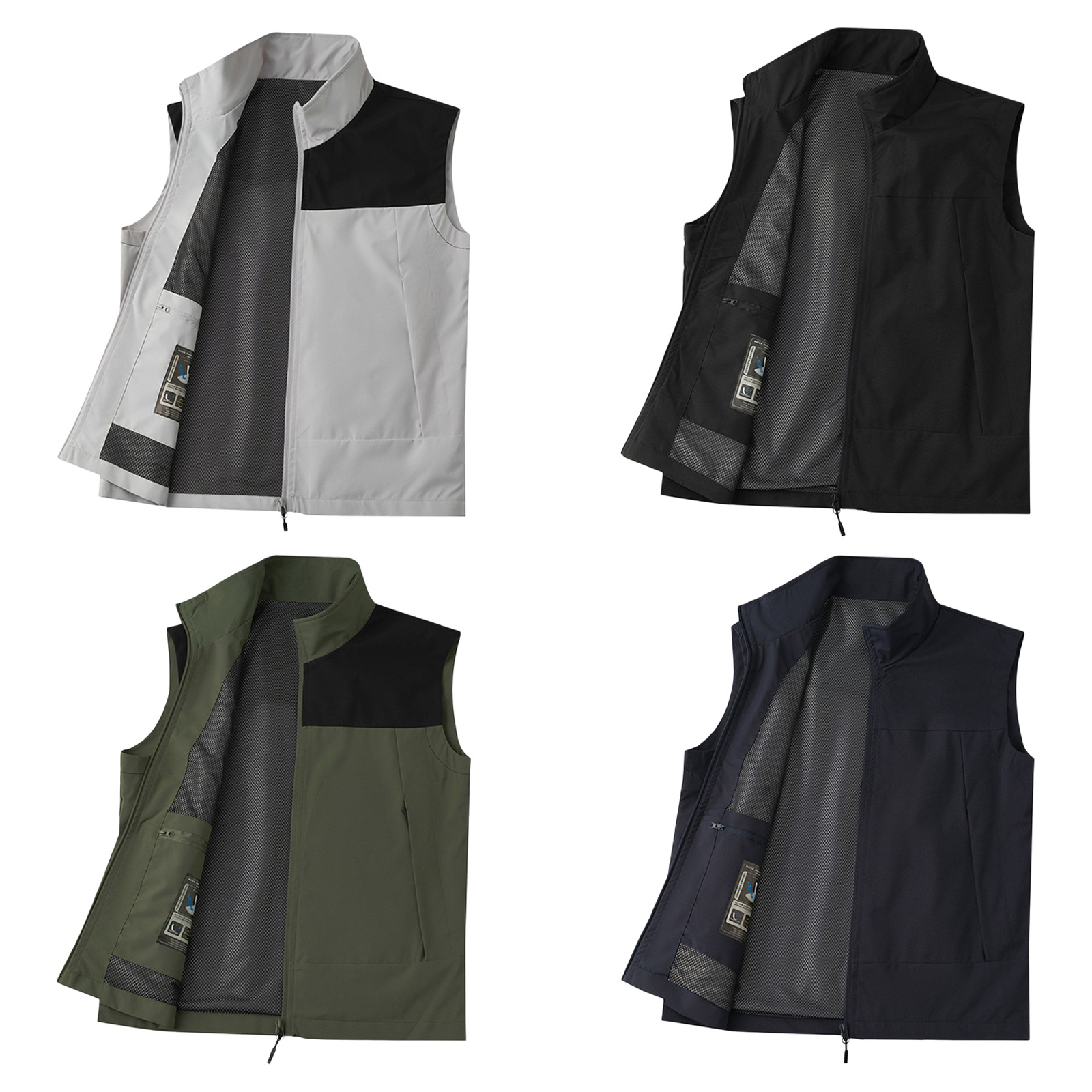 #M-5XL Men Golf Vest Stand Col - đánh giá và giá Outdoor Camping Winter
