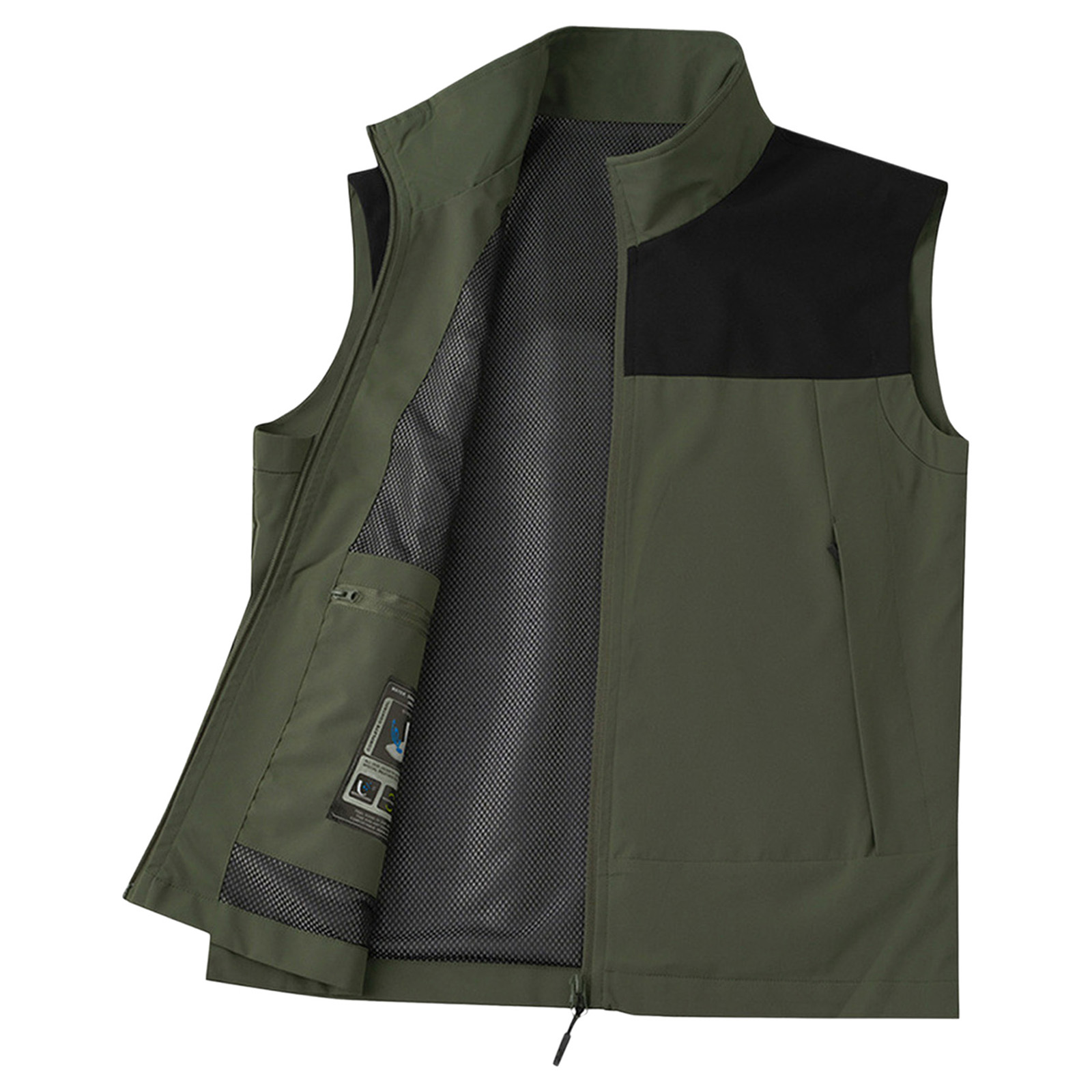 #M-5XL Men Golf Vest Stand Col - đánh giá và giá Outdoor Camping Winter