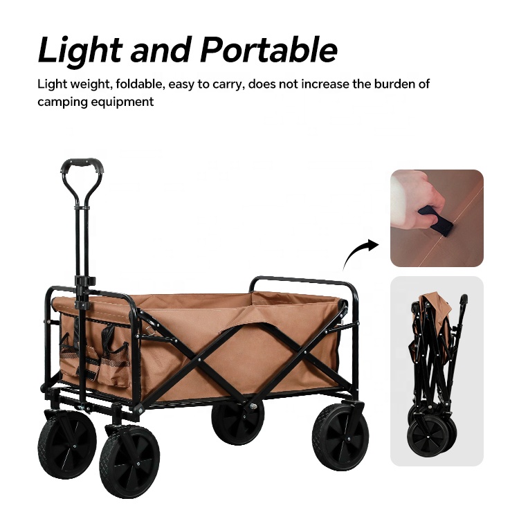 HOMFUL Fishing Bollerwagen Col - đánh giá và giá Outdoor Camping Trolley
