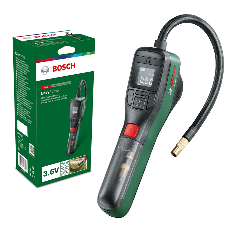 BOSCH Easy Pump Cordless Compr - đánh giá và giá Outdoor Camping Tools