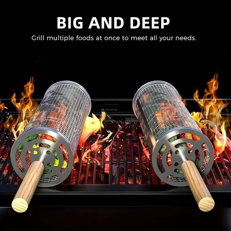 Stainless Steel BBQ Grill Bask - đánh giá và giá Outdoor Camping Bbq