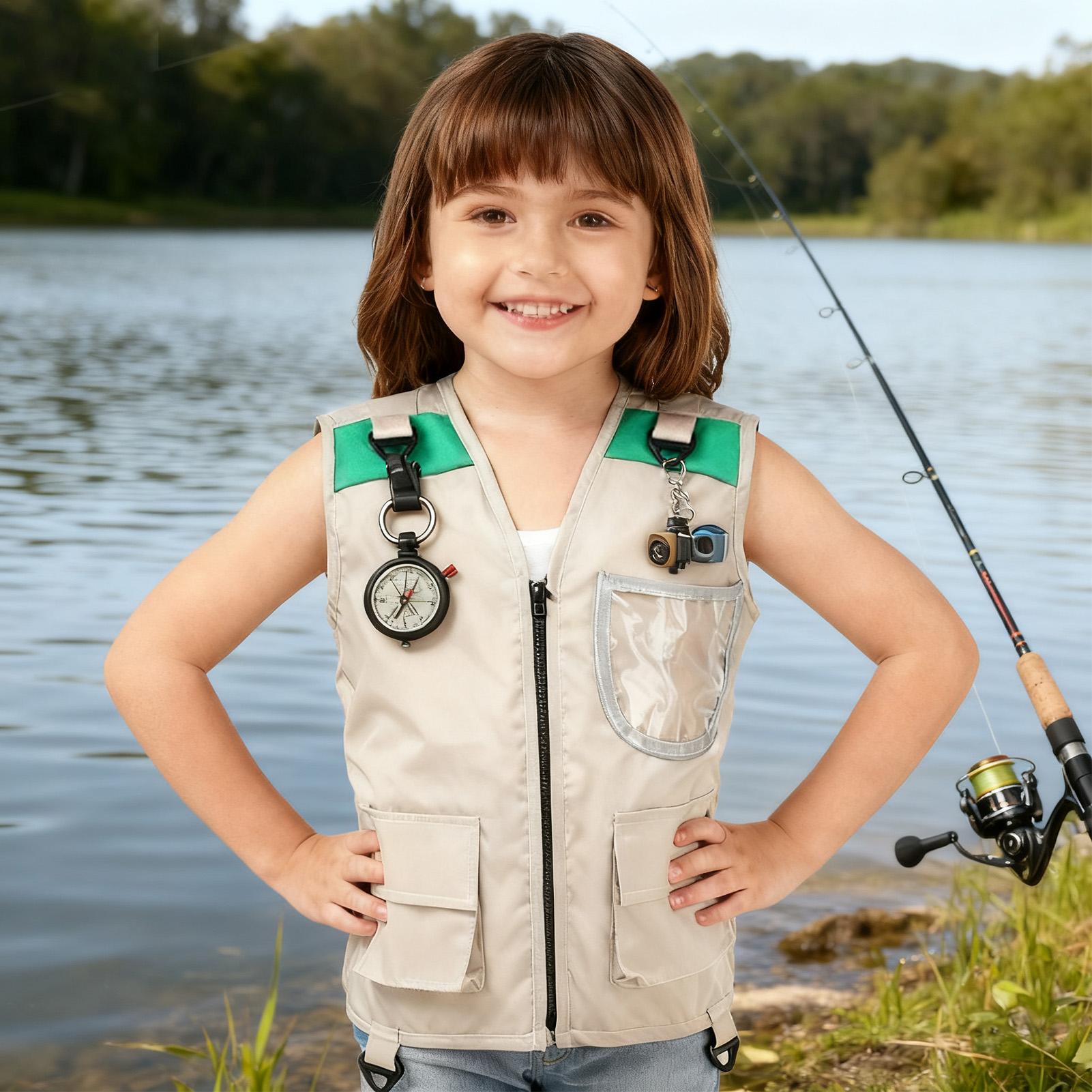 Kids Cargo Vest Sleeveless Cos - đánh giá và giá Outdoor Camping Kids Activities