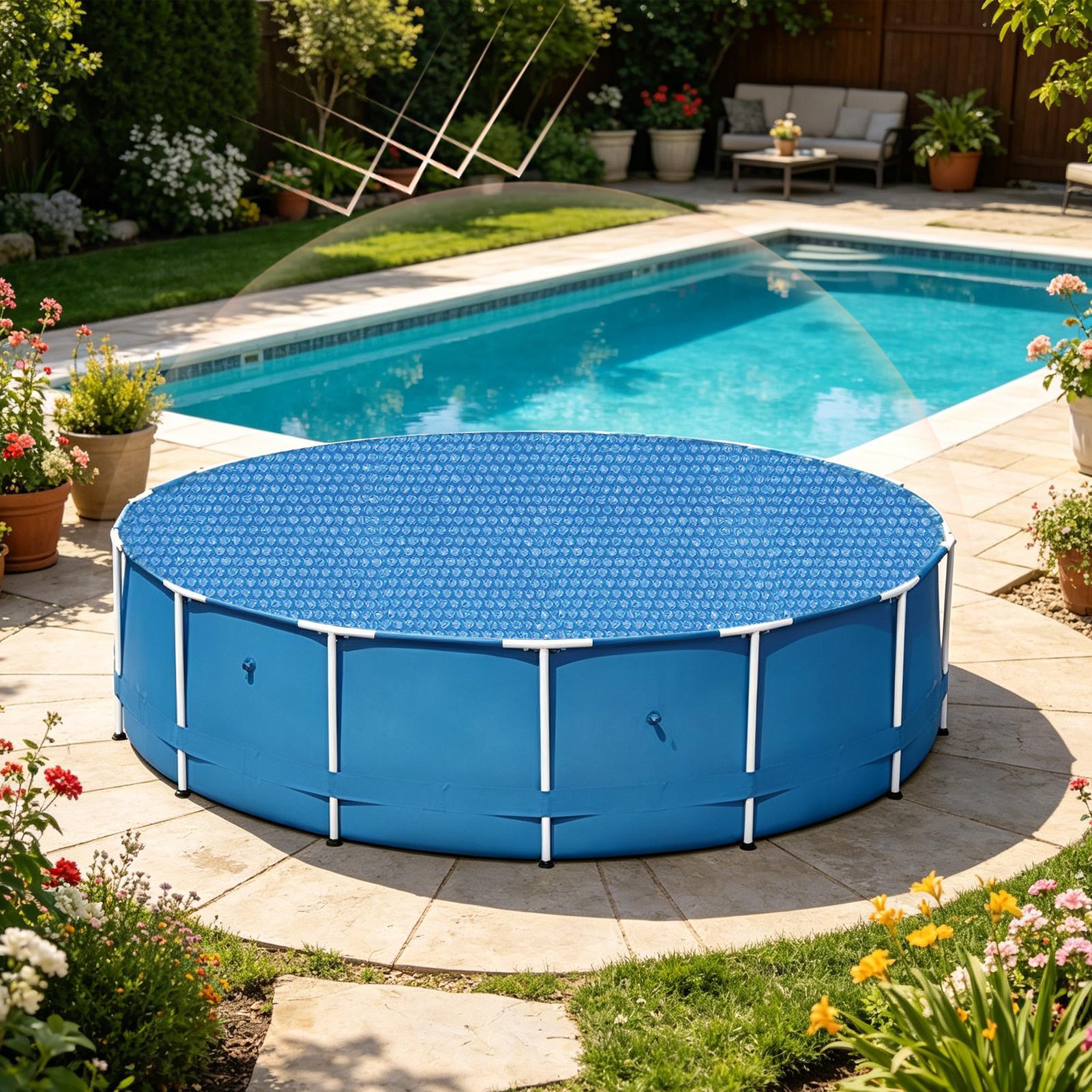Round Pool Cover Round Tub Bub - đánh giá và giá Outdoor Camping Decke