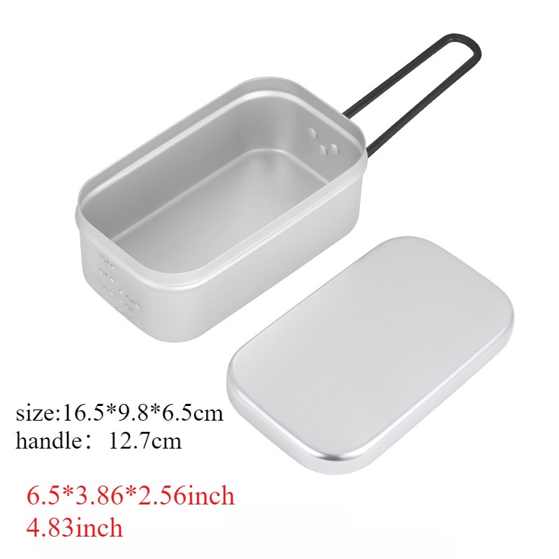 1PC Outdoor Aluminum Lunch Box - đánh giá và giá Cooking Outdoor Camping