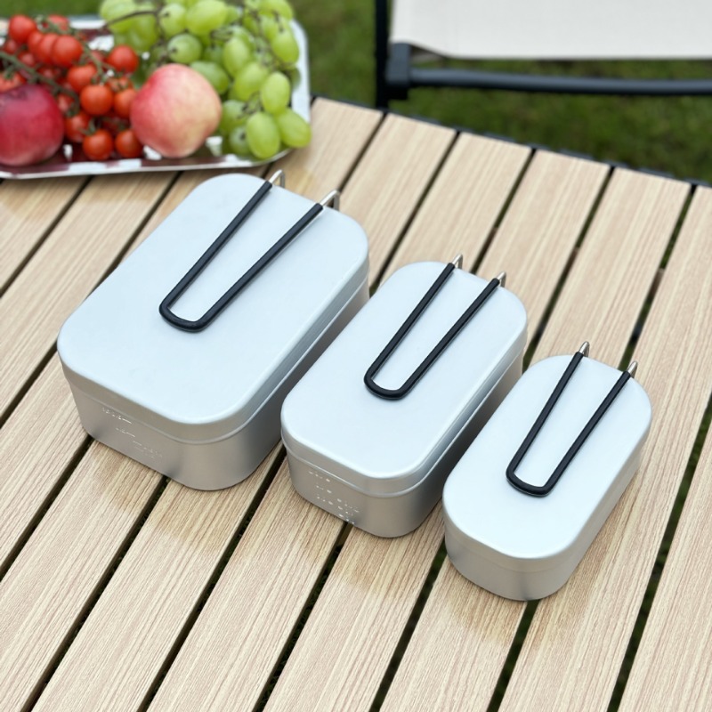 1PC Outdoor Aluminum Lunch Box - đánh giá và giá Cooking Outdoor Camping