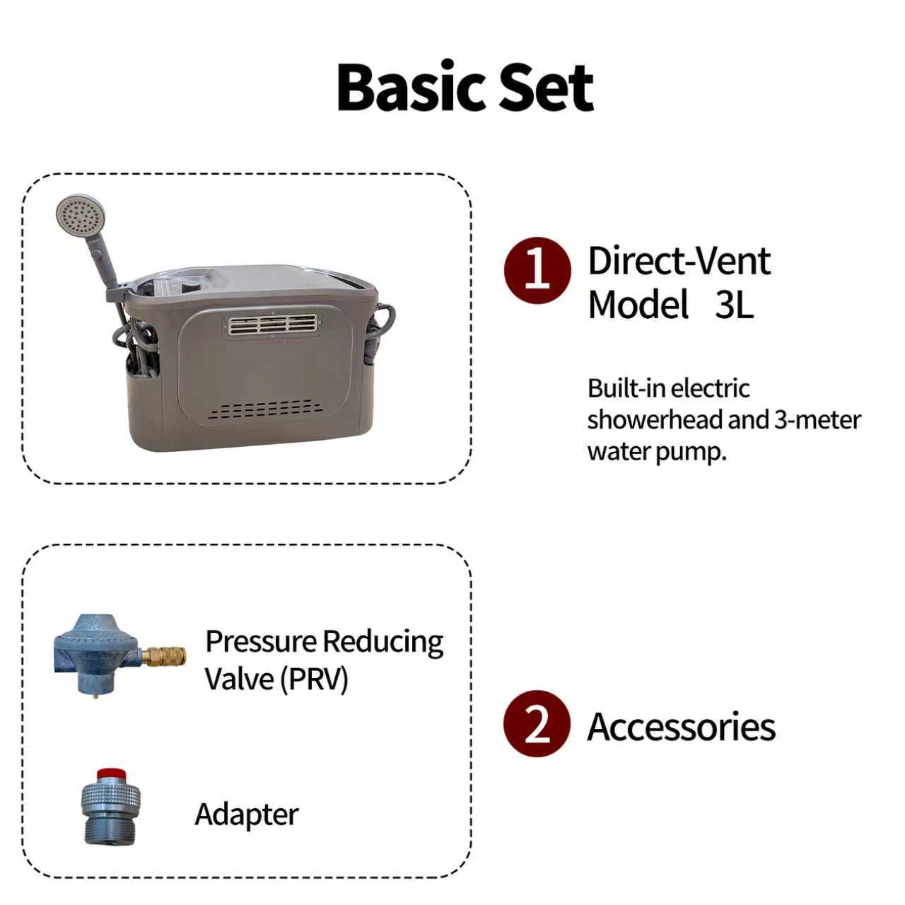 Dual Fuel Portable Propane LPG - đánh giá và giá Outdoor Camping Water Heater