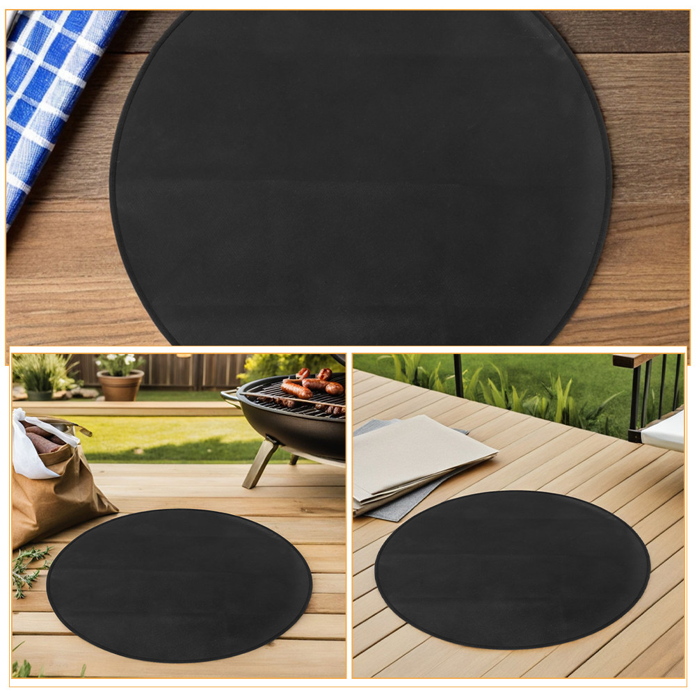 Round Fireproof Bbq Mat Heat R - đánh giá và giá Outdoor Camping Bbq