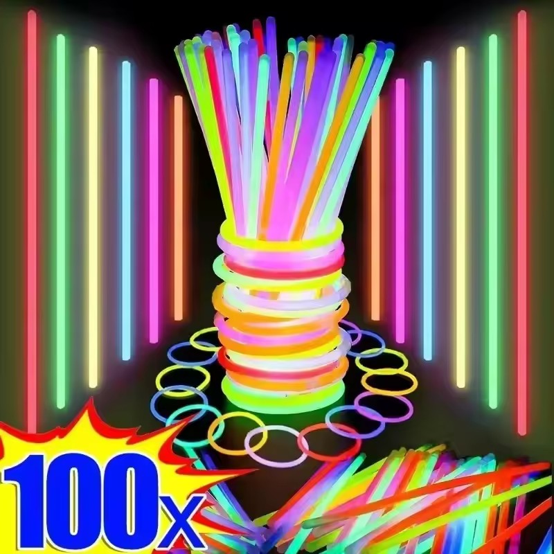 50/100Pcs Fluorescence Sticks  - đánh giá và giá Glow Sticks Survival