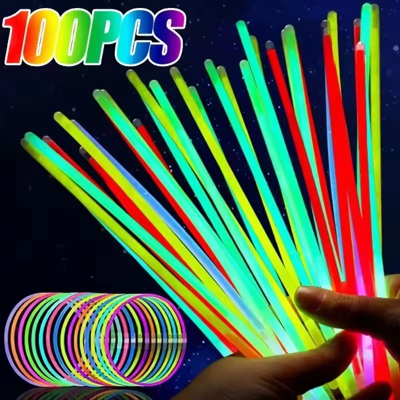 50/100Pcs Fluorescence Sticks  - đánh giá và giá Glow Sticks Survival